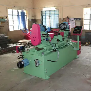 Double ended centering and <br> Plunge facing machine Image